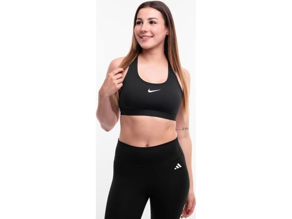 Nike Sports bra Nike Swoosh Nesium Support musta DX6821 010 S
