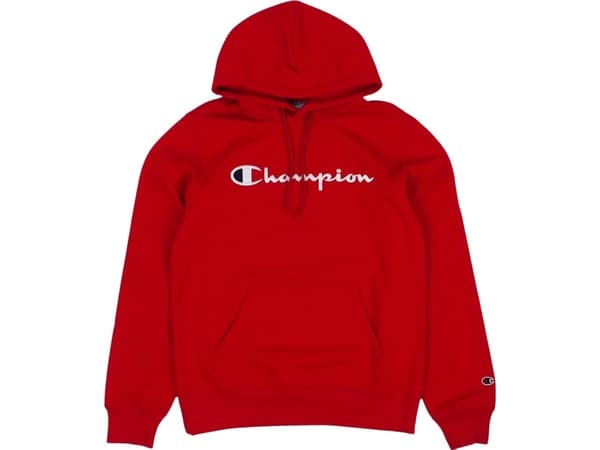 Champion Sweatshirt med huva för män röd 220253 RS054 M