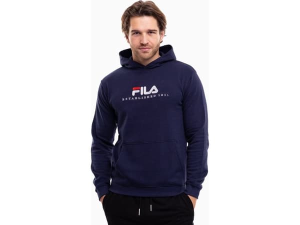 Fila Genser for menn Fila Brunssum marineblå FAU0145 50004 M