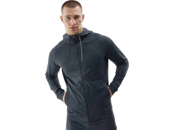 4f Bluza męska 4F M403 antracyt melanż 4FWAW24TFSWM403 22M L