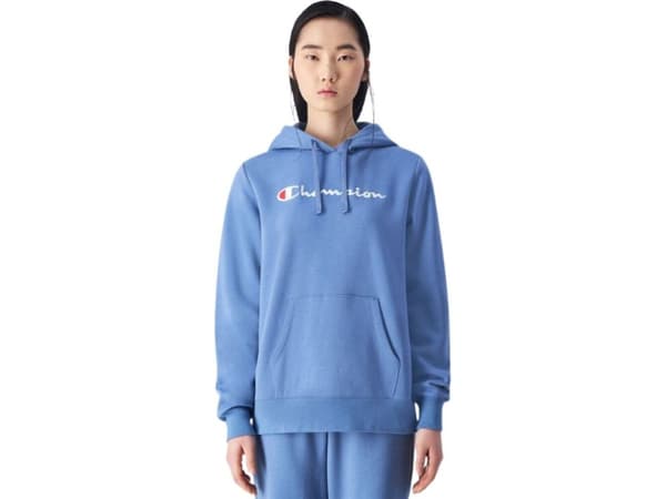 Champion Blå Sweatshirt med huva för kvinnor 117529 BS099 XL