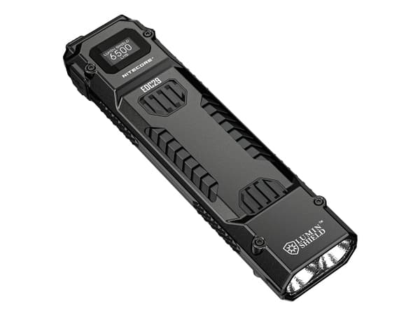 Nitecore EDC29, Hand flashlight, Black, Stainless steel, Buttons, IP54, 2 lamp(s) musta