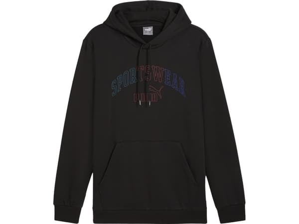 Blå Puma Ess+ Logo LAB Gradient Hoodie FL czarna 681775 01 L