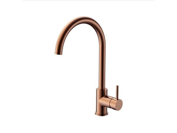 Blue Label køkkenarmatur med 275 mm høj C tud - børstet bronze