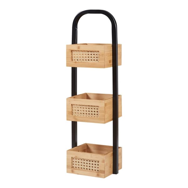 Badrumshylla Tervola 73x23x18,5 cm bambu [en.casa]