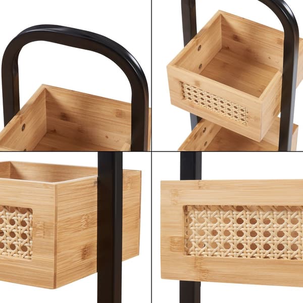 Badrumshylla Tervola 73x23x18,5 cm bambu [en.casa]