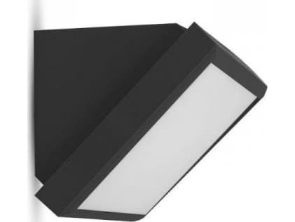 Vägglampa V-TAC 20W LED diagonal Svart IP65 VT-8055 3000K 2045lm