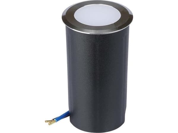 V-TAC 1W LED Silver IP67 VT-1151 3000K 51lm Markmonterad trädgårdsarmatur