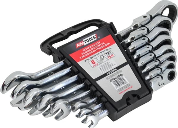 AWTOOLS LOCKWHEEL AVAIMET, JOTKA OVAT JÄLKIPAKKAUKSELLA 8-PAKKAUS 8-22mm