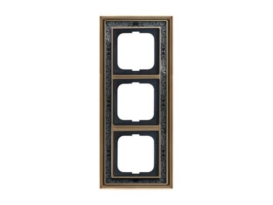 Busch-Jaeger 1723-843, Black, Brass, Thermoplastic, Screwless, Busch-Jaeger, Matte, IP20