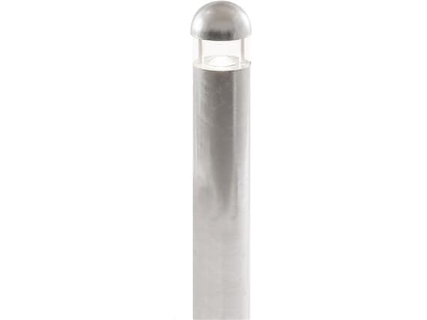 CARLO-pollariliitos f/Ø133mm masto. 10W, 3000K, 760lm. Kl II dobb.iso. 230V. IP56. IK10. Galvanoitu teräs PROFESSIONAL