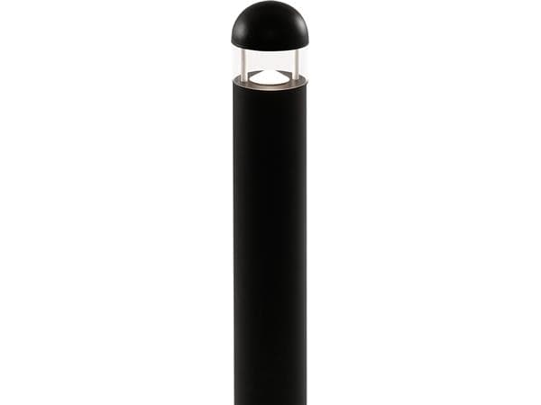 CARLO pylväsvalaisin Ø133mm masto. 10W, 3000K, 760lm. cl I w/ground. 230V. IP56. IK10. RAL9005 musta PROFESSIONAL