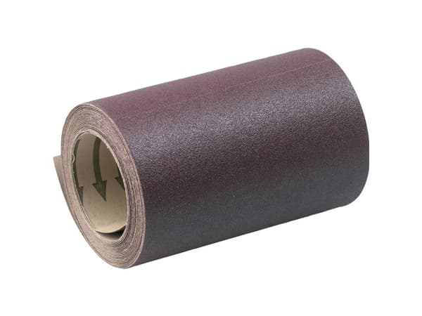 Makita - Sliprulle - grus: 120, medium-coarse - 120 mm x 5 m - för Makita 9046, 9046J, BO4900V, BO4900VJ, BO4901J