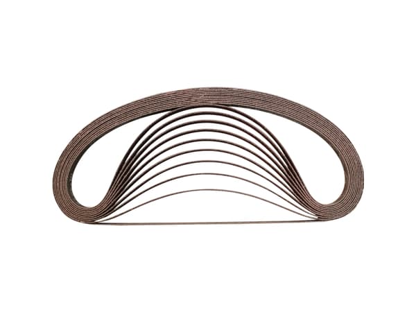 Makita - Slipband - för trä, metall, plast, resin - 10 delar - grus: 120 - 9 mm x 533 mm