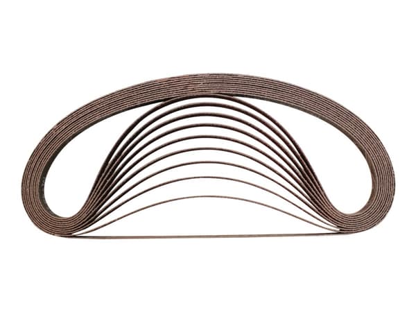 Makita - Slipband - för trä, metall, plast, resin - 10 delar - grus: 120 - 9 mm x 533 mm