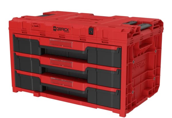 Qbrick System ONE Drawer 3 Toolbox 2.0 RED ULTRA HD - 1 pc. per carton
