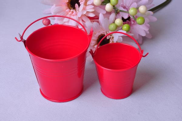 Kruka / Hink Red 7.7*7.5*5.6cm