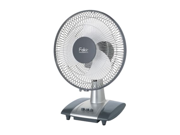 Fakir VC 29, Husholdningsvifte, Grå, Sølv, Bord, 55 dB, 85°, Knapper
