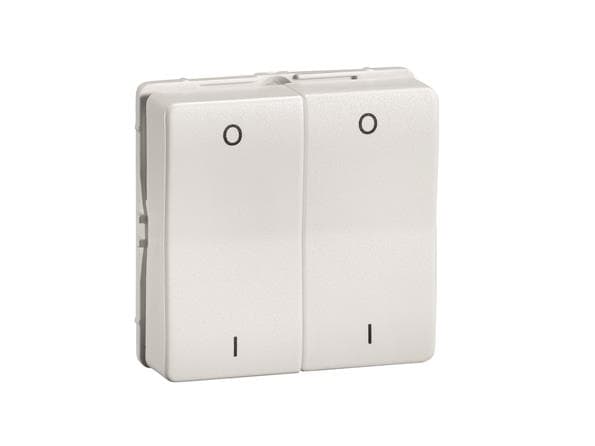 NIKO 4-touch, langaton, paristoton, Bluetooth, DK-versio symbolilla (2 x I/O). Toimitetaan ilman kehystä.