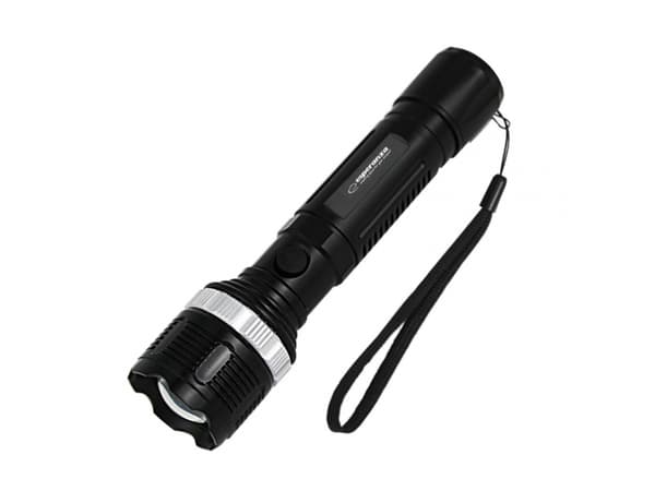 Esperanza Epione L, Hand flashlight, Black, Buttons, LED, 1 lamp(s), 1 W