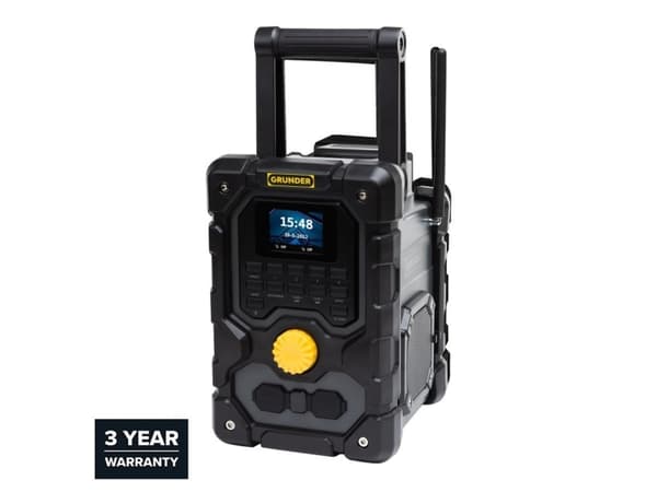 Radio budowlane Sourcing CORDLESS RADIO GRUNDER DE-1005 18V