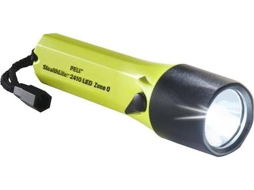 Peli 2410Z0 StealthLite, Käsikokoinen taskulamppu, Musta, Keltainen, Polykarbonaatti (PC), Painikkeet, IPX7, LED