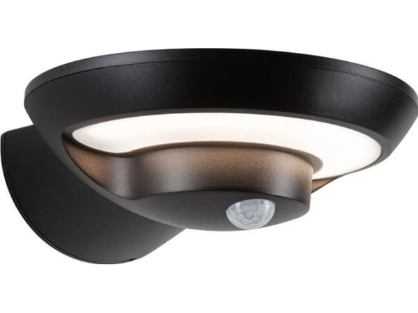 Paulmann Bordola, Väggbelysning för utomhusbruk, Antracit, Gjuten aluminium, IP44, Entré, III Antracit