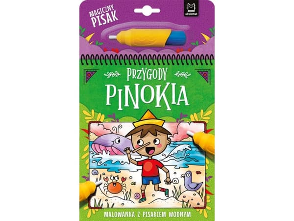 Aksjomat Vattenmålningsbok med vattenmålningspenna Pinocchios äventyr 36661