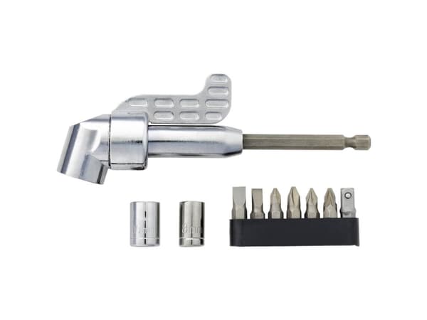 TOOLCRAFT 2521675 Vinkelskruvmejseladapter längd 135 mm drivning 1/4 (6,3 mm) 128 cm