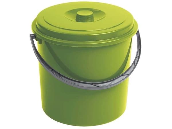 Keter Curver 16l ämpäri kannella 235238 vaaleanvihreä...
