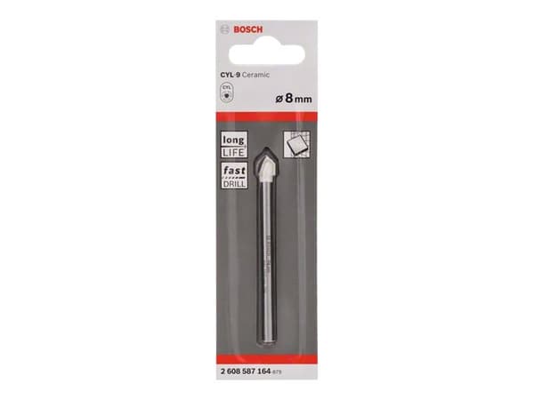 Bosch CYL-9 - Borr - för kakel - 8 mm - längd: 80 mm