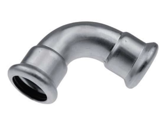KAN-therm puristettu kulmakappale 90° 15mm teräs inox - 6190206