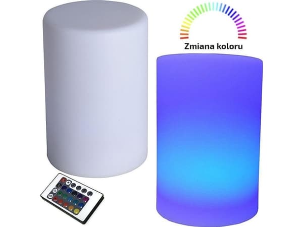 Vilde Bordslampa, sänglampa, LED, för skrivbord, byrå, skåp, MULTIKOLOR, + fjärrkontroll