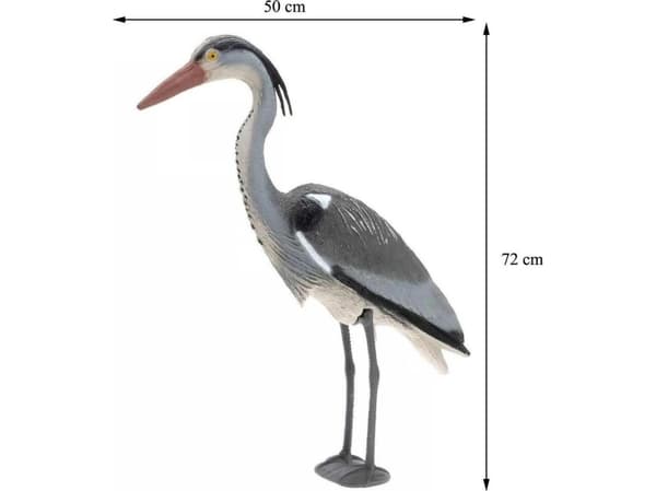 ProGarden Trädgårdsfigur av häger 72 cm