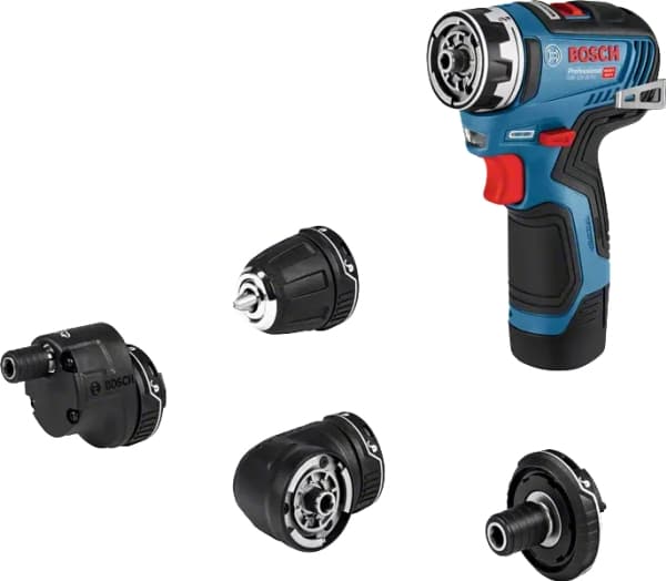 Bosch GSR 12V-35 FC Professional - Drill/driver - trådløs - 2 hastigheter - nøkkelfri borhylse 10 mm - 35 N·m - 2 batterier - 12 V