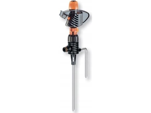 Claber 8707, Pulserende vandsprinkler, 397 m², 4 bar, Sort, Orange