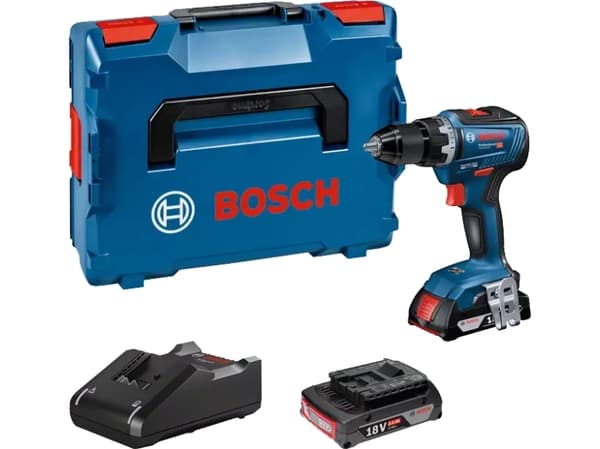 Bosch AKKUSKRUEMASKINE GSR 18V-55 2X2AH L-BOXX