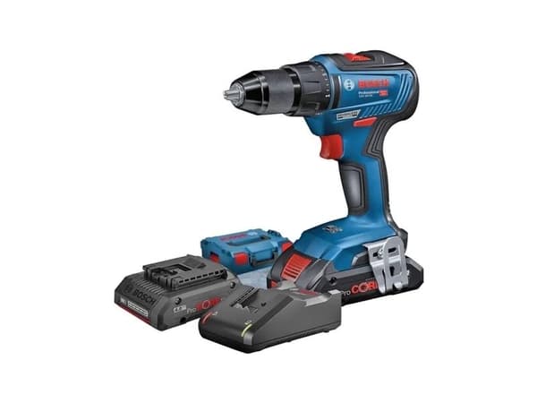 Bosch AKKUSKRUEMASKINE GSR 18V-55 2X2AH L-BOXX