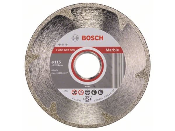 Bosch 2 608 602 689, Marmor, 11,5 cm, 2,22 cm, 2,2 mm, 1 stykker