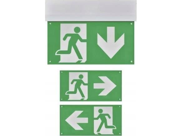 Evakueringslys EXIT, LED 230V AC 3W 30lm 3 timer, med batteri, EMOS
