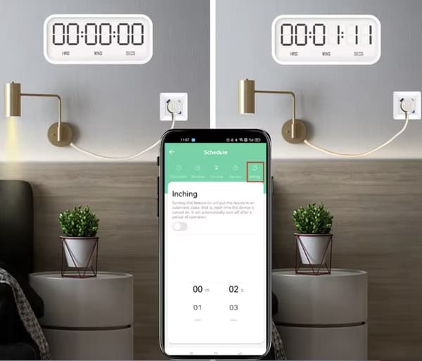 Vægstik Kontakt USB USB-C 16A WiFi Tuya