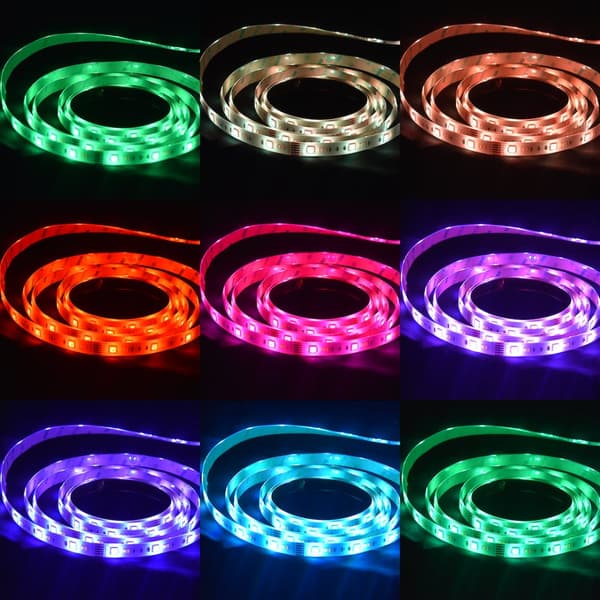 RGB Wi-FI LED sæt 3m Smart Tuya IP65 + CCT + Dim 12V