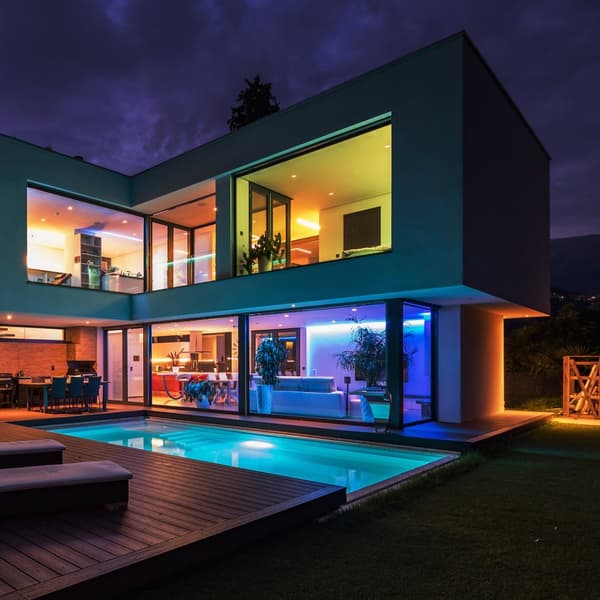 RGB Wi-FI LED sæt 3m Smart Tuya IP65 + CCT + Dim 12V