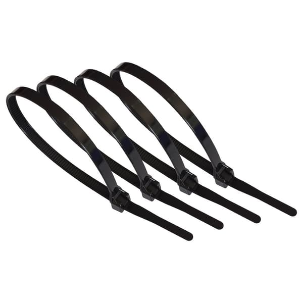 Kabelbinder 3,6x280mm Sort - 100 stk