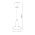Pikkukuva 6 / 7: UFO-POLTTU 15W LED KELTAINEN + PUNOTTU KAAPELI