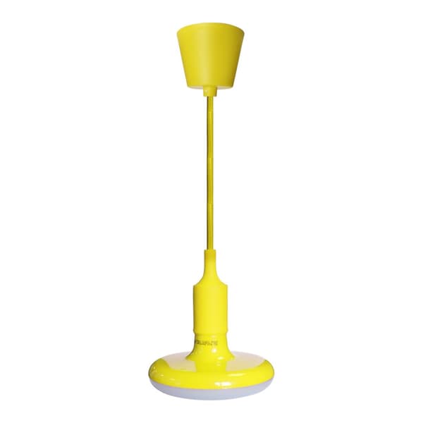 UFO-POLTTU 15W LED KELTAINEN + PUNOTTU KAAPELI