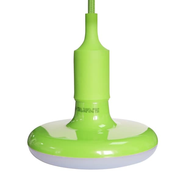 UFO-GLÖDA 15W LED GRÖN + FLÄTAD KABEL