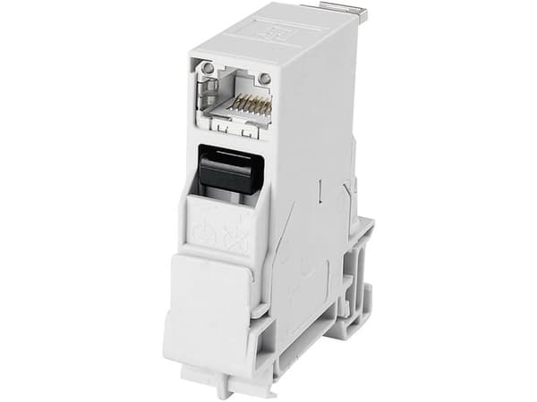 Telegärtner J80023A0001, RJ-45, 6a, Grå