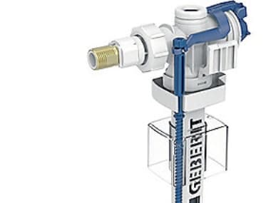 Geberit type 380 svømmeventil - vandtilslutning på siden, 3/8'', nippel af messing: H=24.3cm