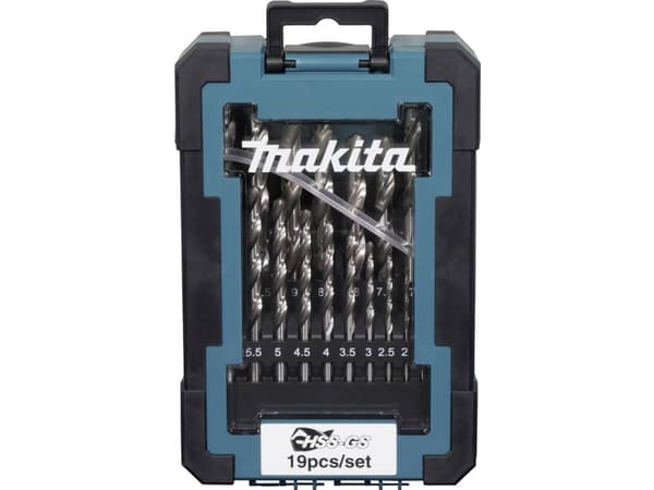 Makita D-78352 - Borrkronesats för metall HSS-GS diameter 1,00 - 10,0 mm inkl (D-78352)